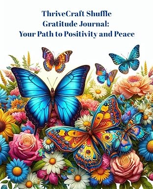ThriveCraft Shuffle Gratitude Journal: Your Path to Positivity and Peace