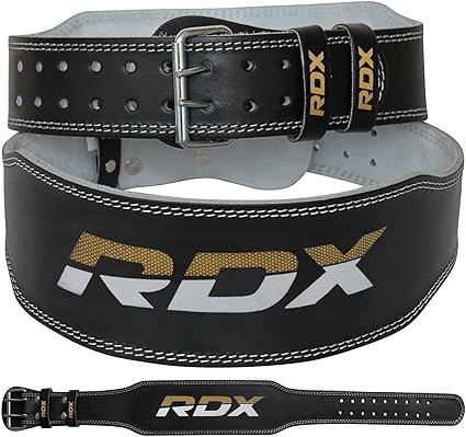 RDX 4″ Suede Leather Weightlifting Belt